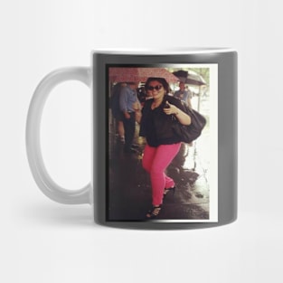 Hot Pink Cold Rain Mug